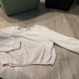 Altar'd State Cream Knit Sweater